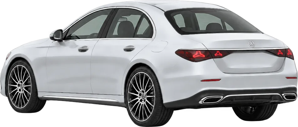 Mercedes-Benz E-Class 2026 rear three-quarter view
