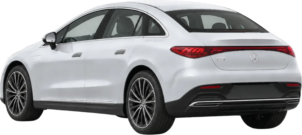 Mercedes-Benz EQE 2026 rear three-quarter view