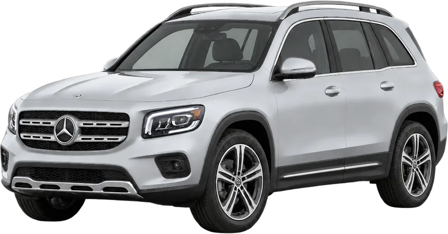 Mercedes-Benz GLB-Class 2026 front three-quarter view