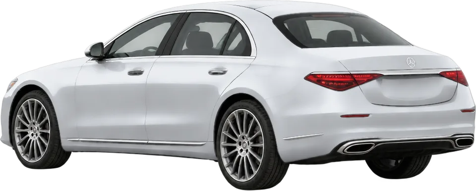 Mercedes-Benz S-Class 2026 rear three-quarter view