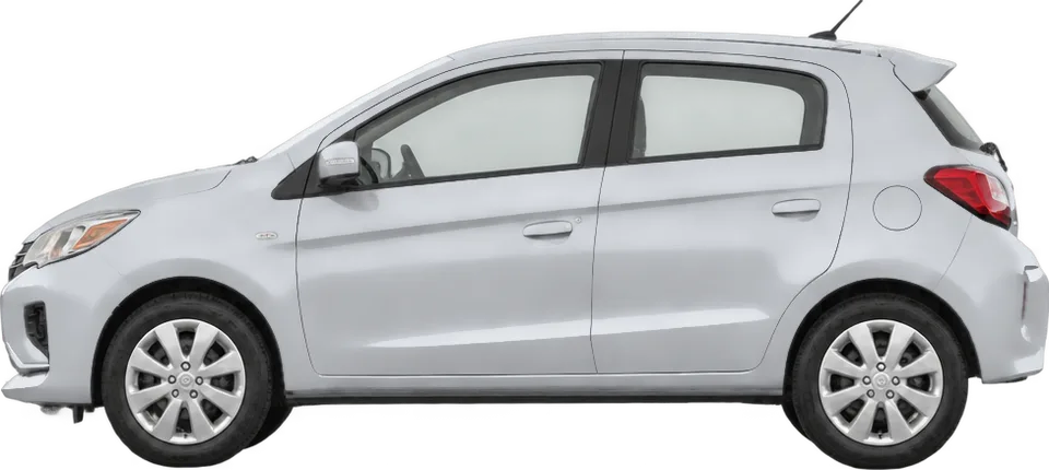 Mitsubishi Mirage 2024 side view