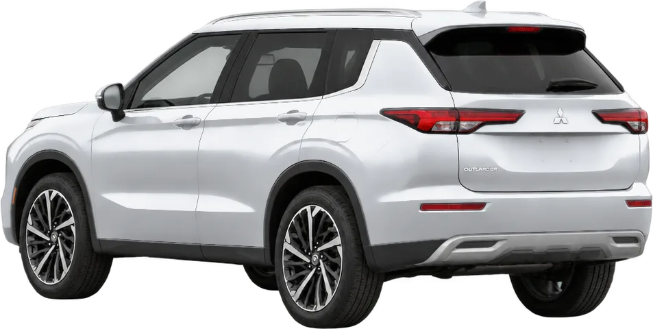 Mitsubishi Outlander 2026 rear three-quarter view