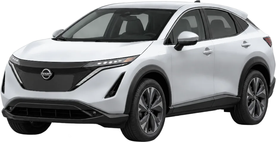 Nissan ARIYA 2026 front three-quarter view