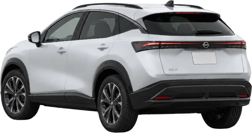 Nissan ARIYA 2026 rear three-quarter view