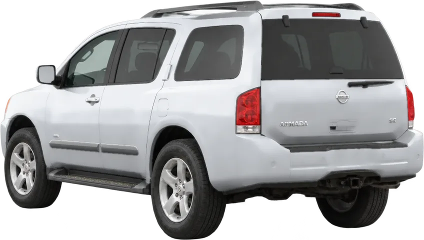 Nissan Armada 2015 rear three-quarter view
