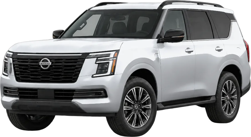 Nissan Armada 2026 front three-quarter view
