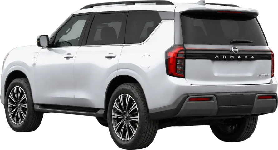 Nissan Armada 2026 rear three-quarter view