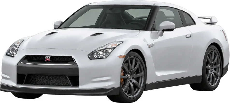 Nissan GT-R 2024 front three-quarter view