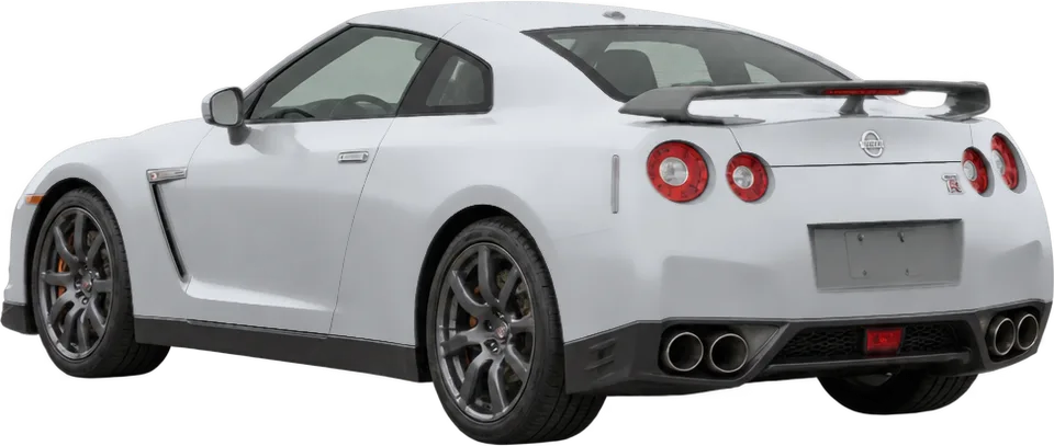 Nissan GT-R 2024 rear three-quarter view
