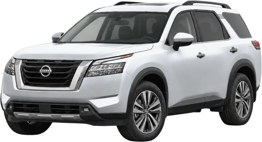 Nissan Pathfinder 2026 front three-quarter view