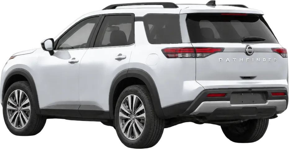 Nissan Pathfinder 2026 rear three-quarter view