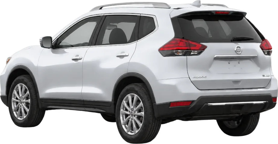 Nissan Rogue 2020 rear three-quarter view