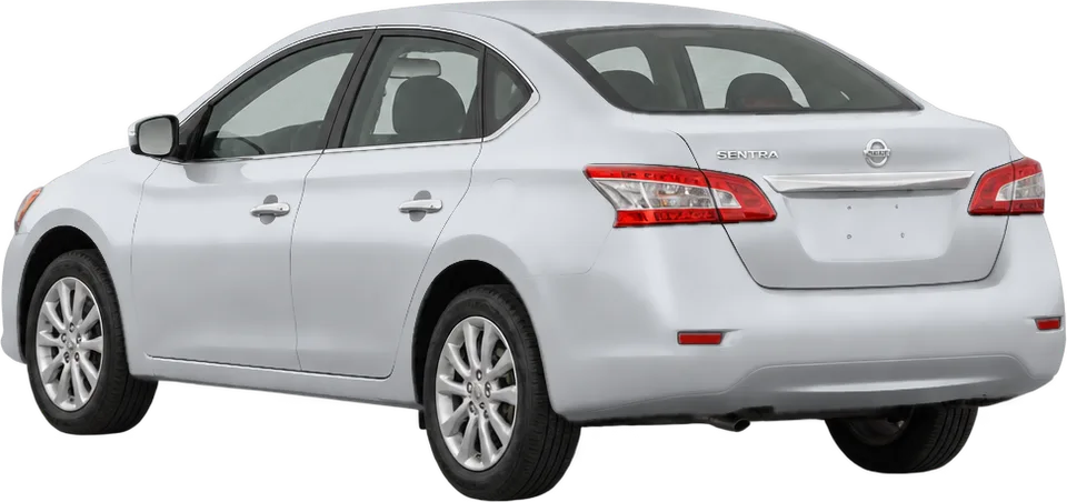 Nissan Sentra 2019 rear three-quarter view