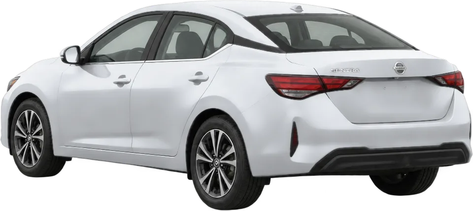 Nissan Sentra 2026 rear three-quarter view