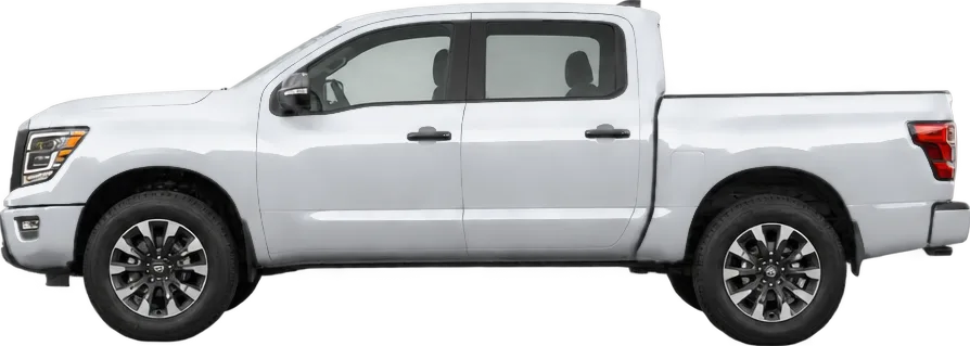 Nissan Titan 2024 side view