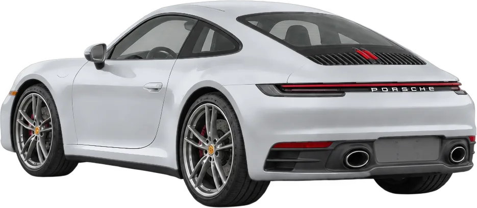 Porsche 911 2026 rear three-quarter view