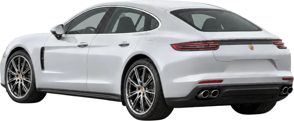 Porsche Panamera 2026 rear three-quarter view