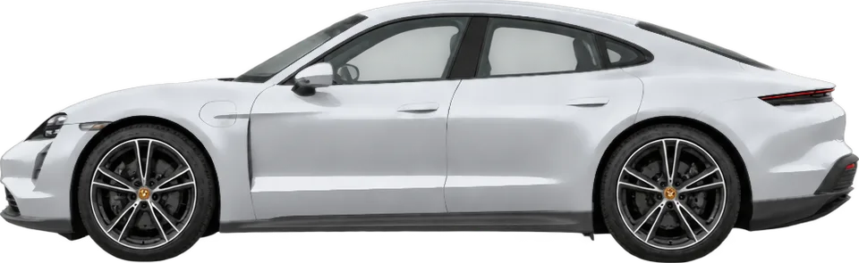 Porsche Taycan 2026 side view