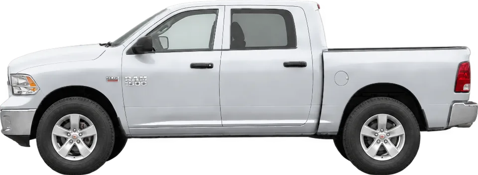 Ram 1500 2018 side view