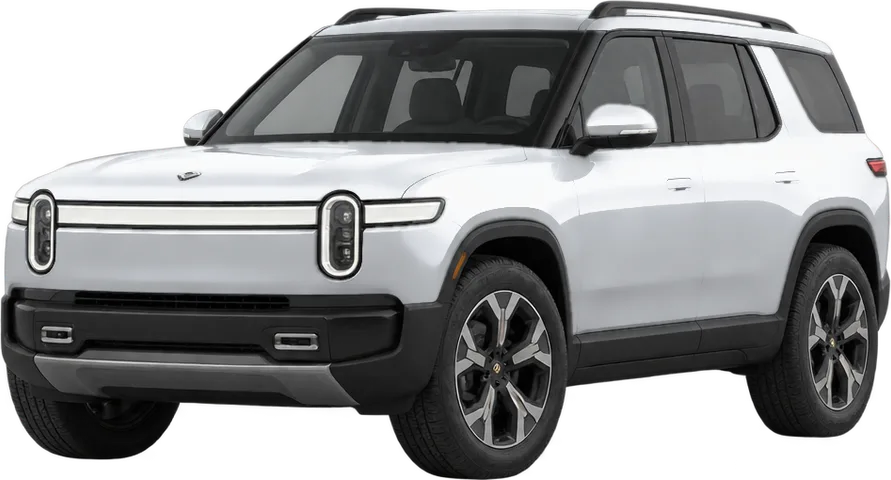 Rivian R2 2027 front three-quarter view