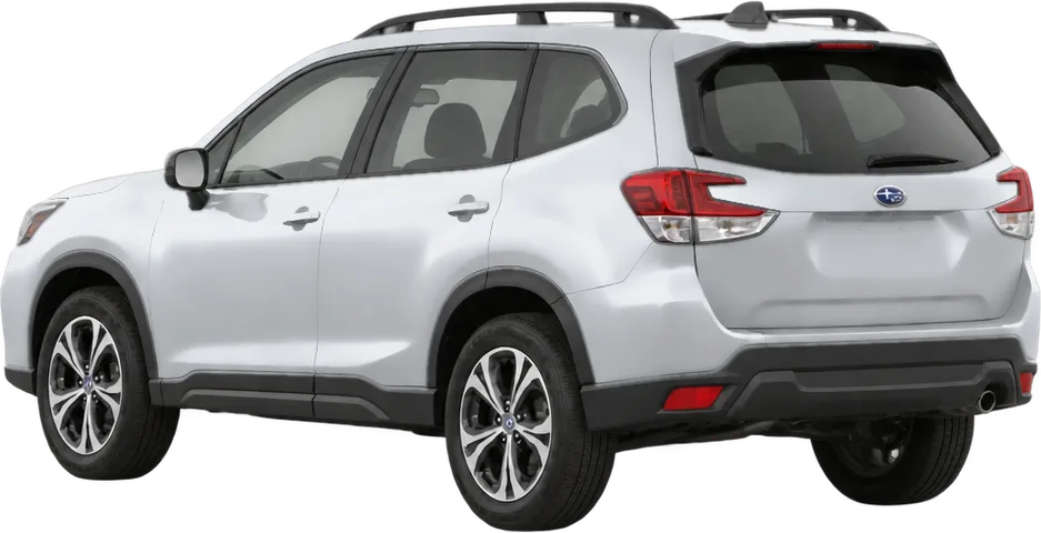 Subaru Forester 2024 rear three-quarter view