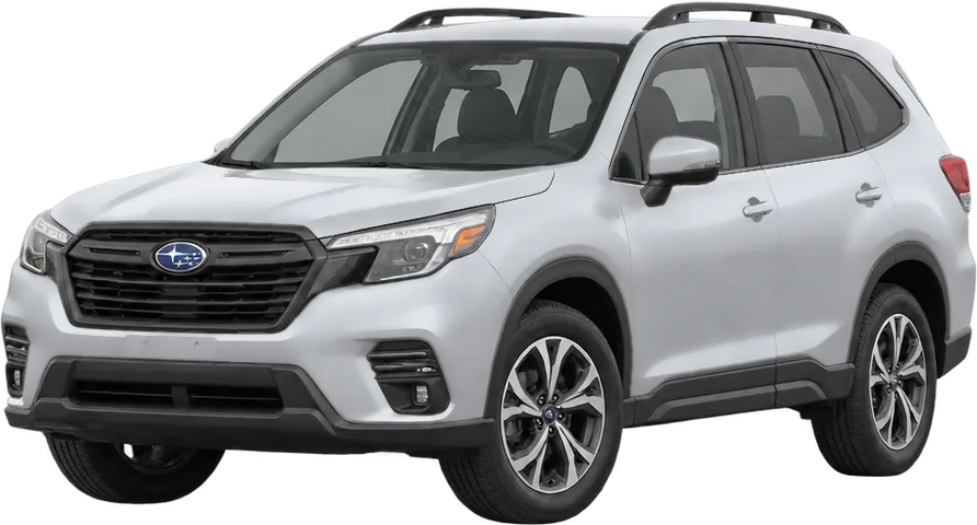 Subaru Forester 2026 front three-quarter view