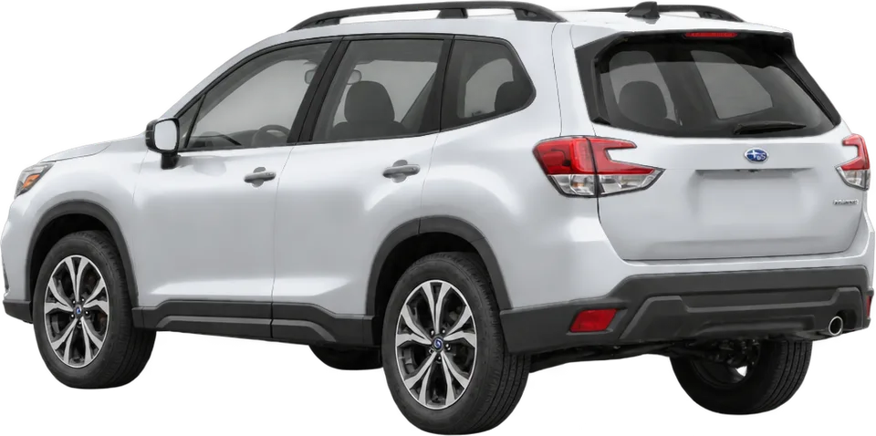 Subaru Forester 2026 rear three-quarter view