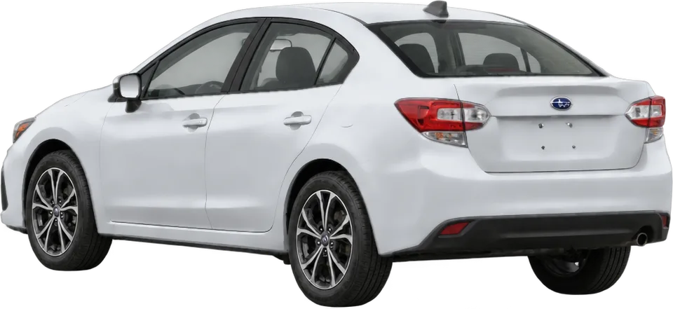Subaru Impreza 2026 rear three-quarter view
