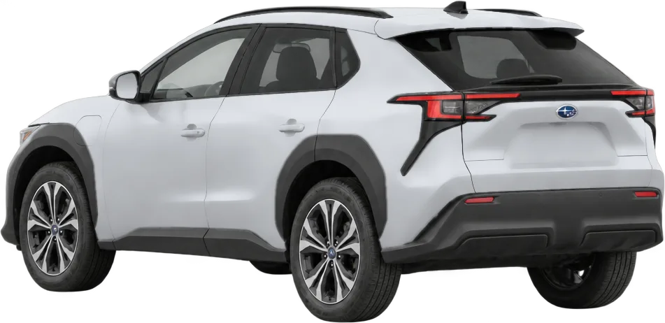 Subaru Solterra 2026 rear three-quarter view