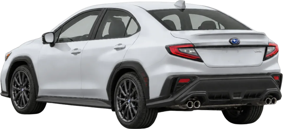 Subaru WRX 2026 rear three-quarter view