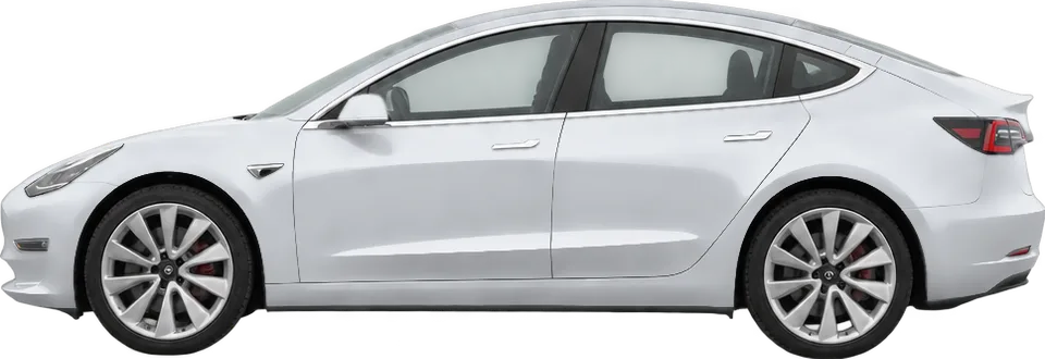 Tesla Model 3 2023 side view