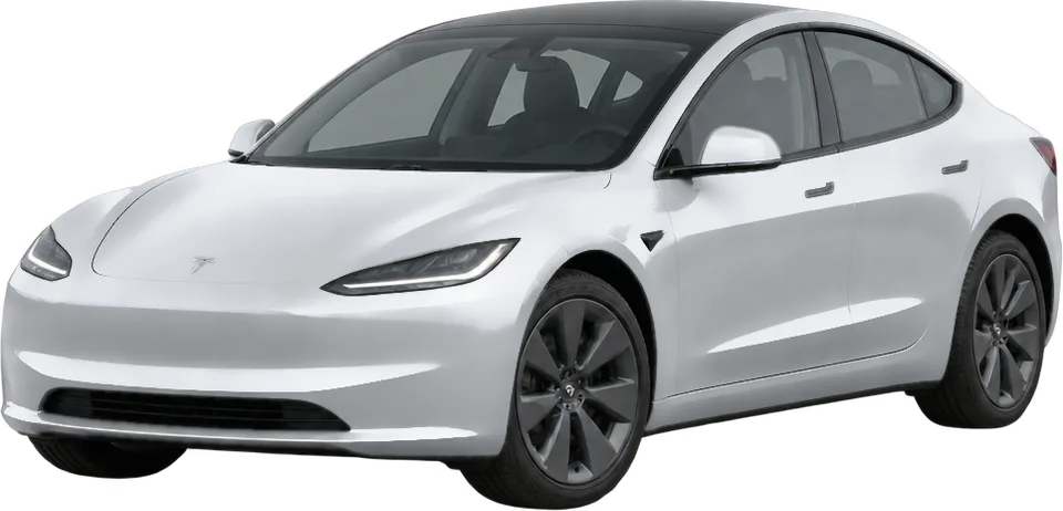 Tesla Model 3 2026 front three-quarter view