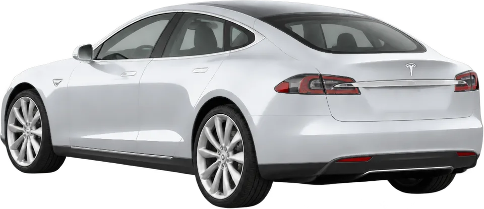 Tesla Model S 2026 rear three-quarter view
