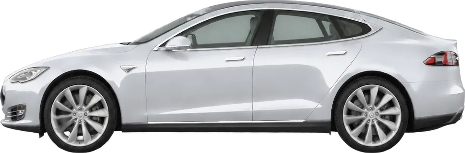 Tesla Model S 2026 side view