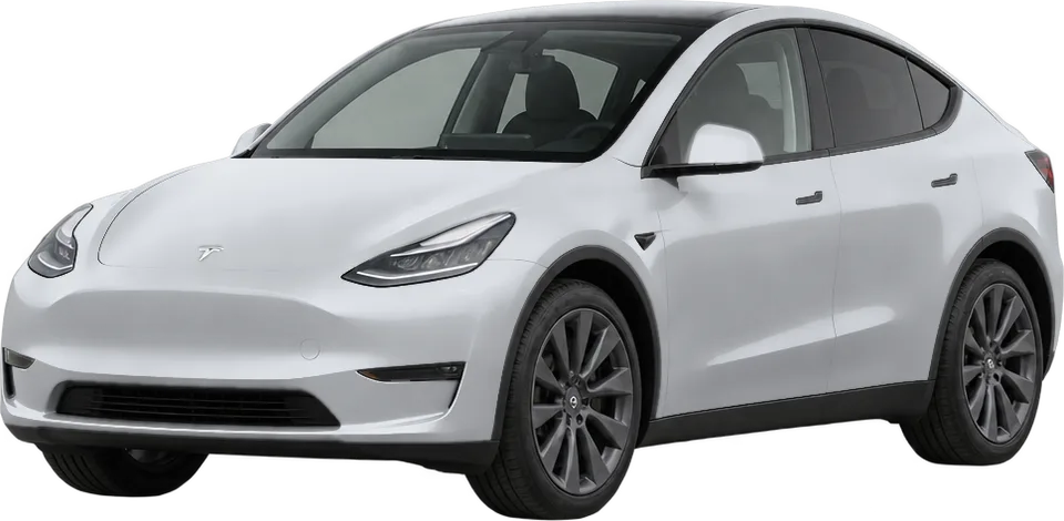 Tesla Model Y 2026 front three-quarter view
