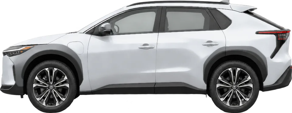 Toyota bZ4X 2025 side view