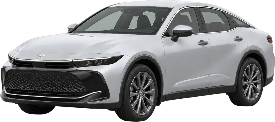 Toyota Crown 2026 front three-quarter view