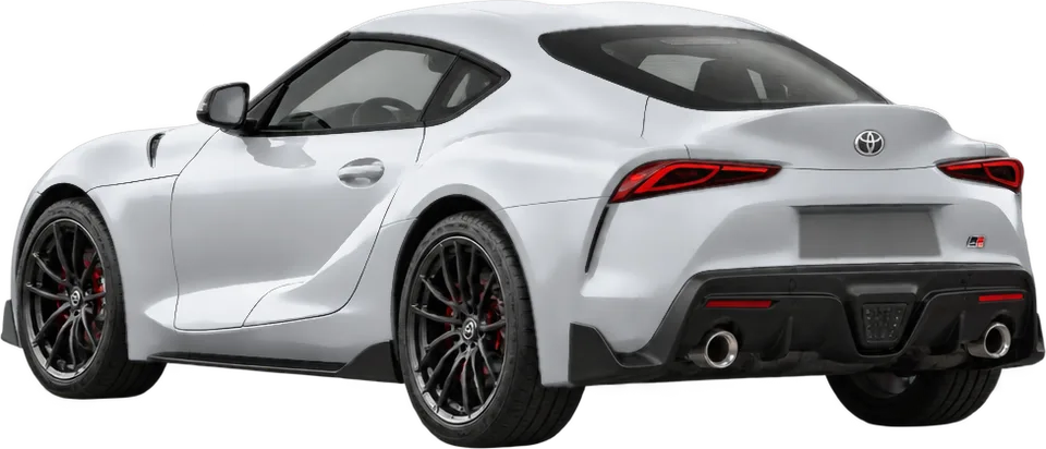 Toyota GR Supra 2026 rear three-quarter view