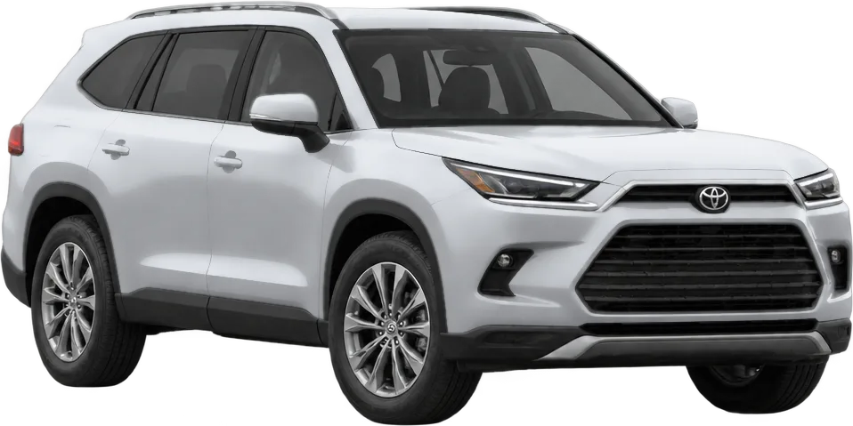 Toyota Grand Highlander 2026 front three-quarter view