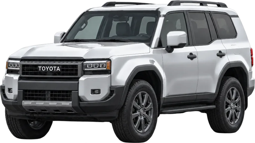 Toyota Land Cruiser 2026 front three-quarter view