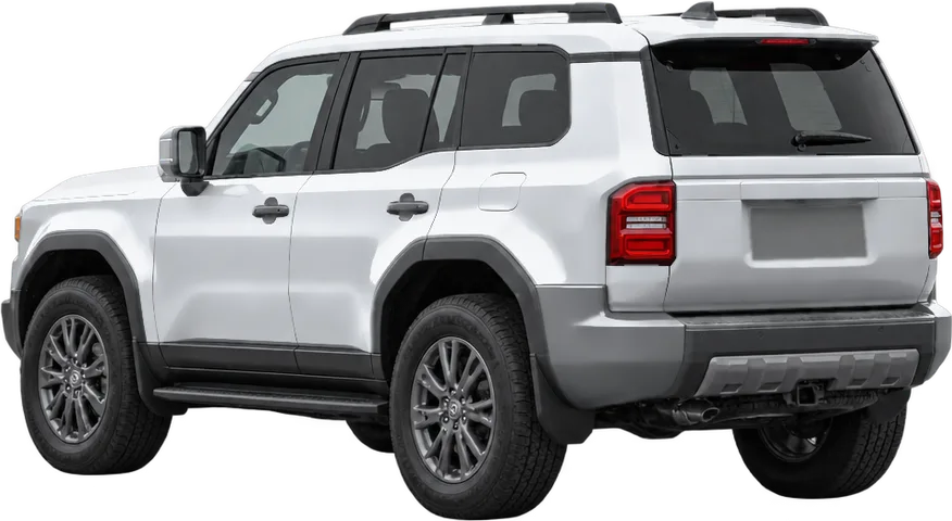 Toyota Land Cruiser 2026 rear three-quarter view