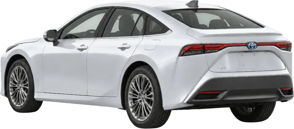 Toyota Mirai 2026 rear three-quarter view