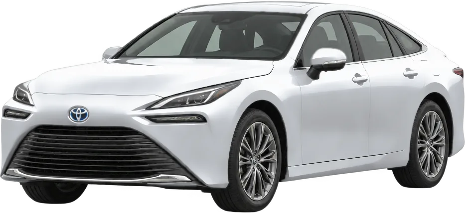 Toyota Mirai 2026 front three-quarter view