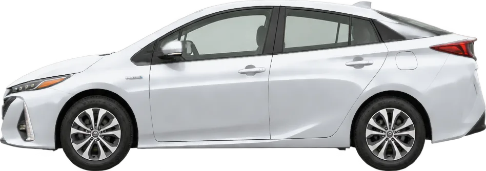 Toyota Prius Prime 2022 side view