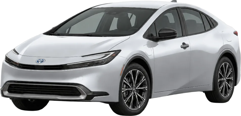 Toyota Prius Prime 2024 front three-quarter view