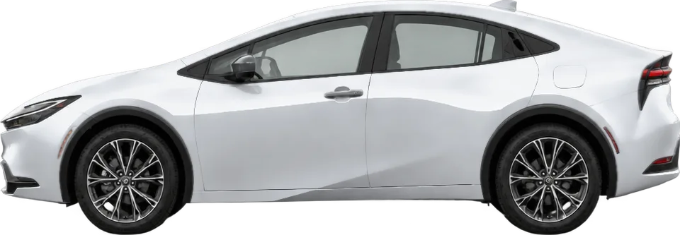 Toyota Prius Prime 2024 side view