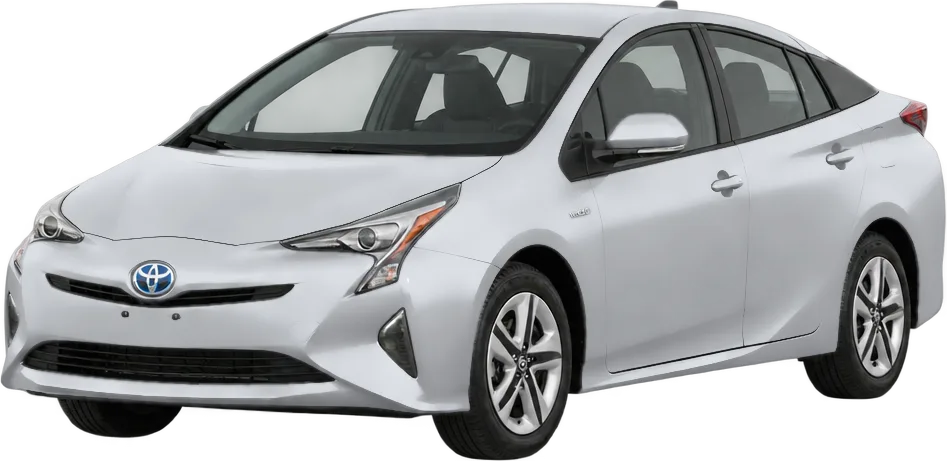 Toyota Prius 2026 front three-quarter view