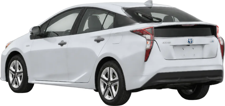 Toyota Prius 2026 rear three-quarter view