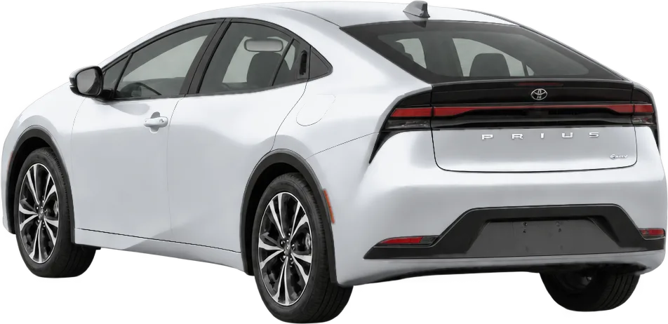 Toyota Prius 2026 rear three-quarter view