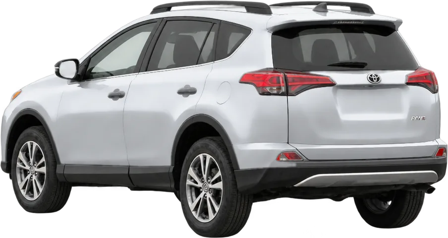 Toyota RAV4 2018 rear three-quarter view